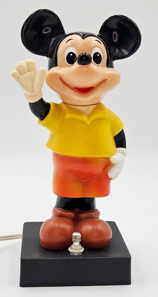 Mickey Mouse Vintage Bobble Light Electric Wired
