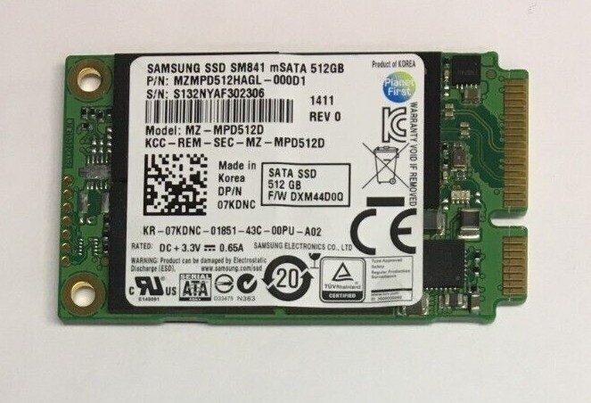 512GB mSATA SSD mixed brands