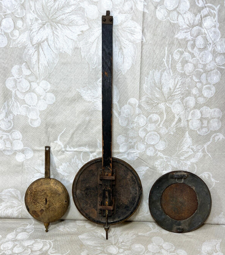 Antique Mechanical Clock Pendulums and Bobs