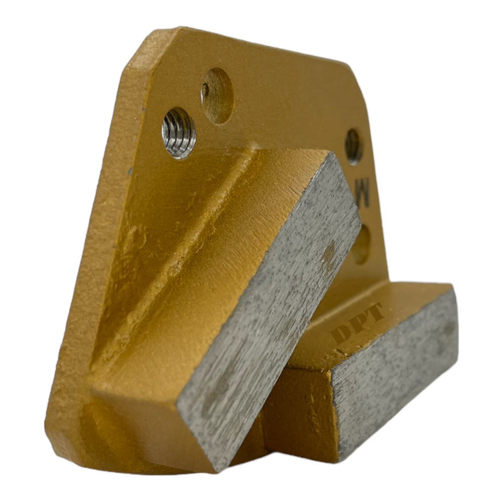 Bolt on Trapezoidal Diamond Grinding Tooling Concrete Floor Grinders Medium Bond