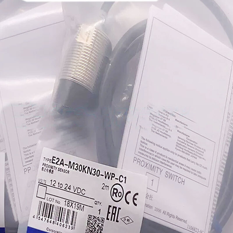 New Omron E2A-M18KN16-WP-C1 E2A-M30KN30-WP-C1 E2A-M30KN30-WP-B1 Proximity Switch
