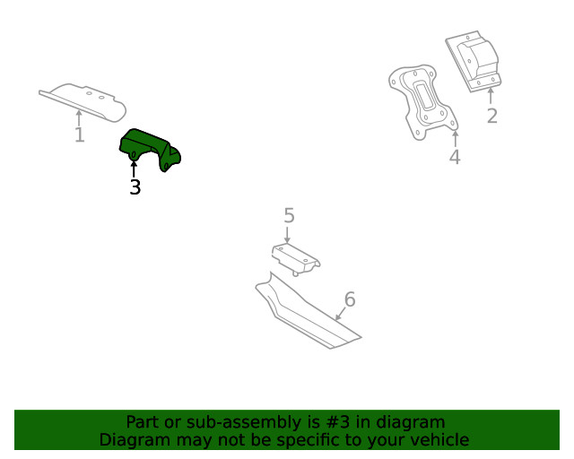 Genuine GM Engine Mount Bracket 15027096