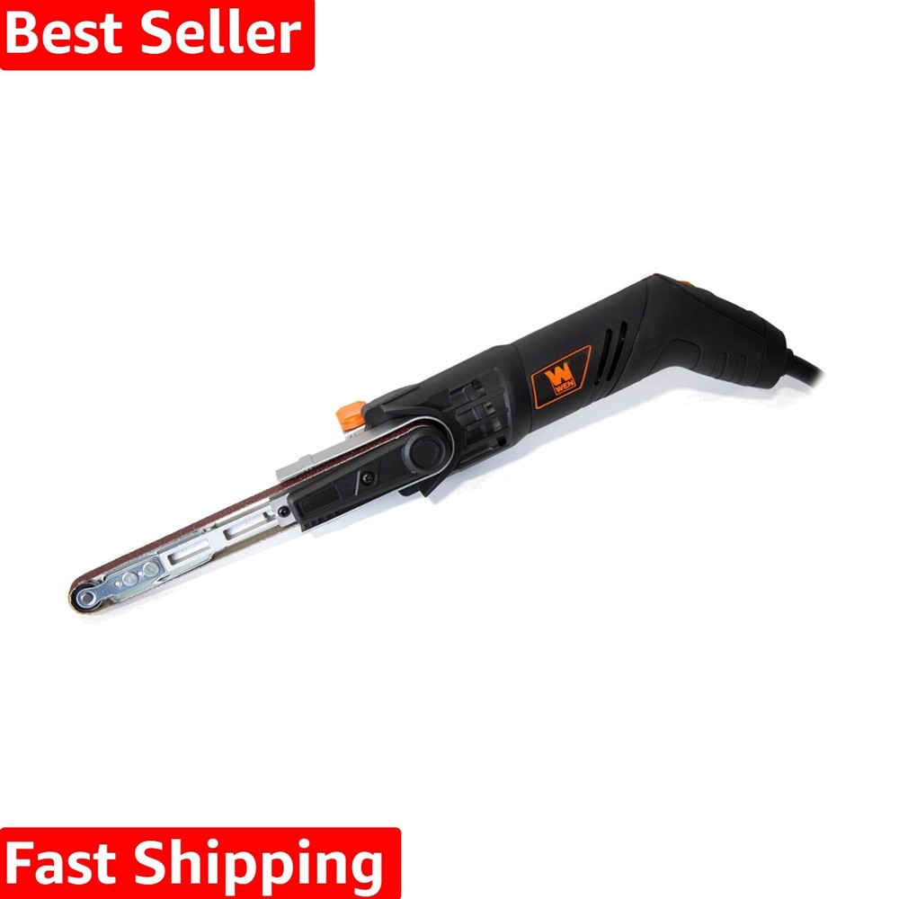 Corded 6307 Detailing File Sander with Tool-Free Belt Change & Pivoting Function