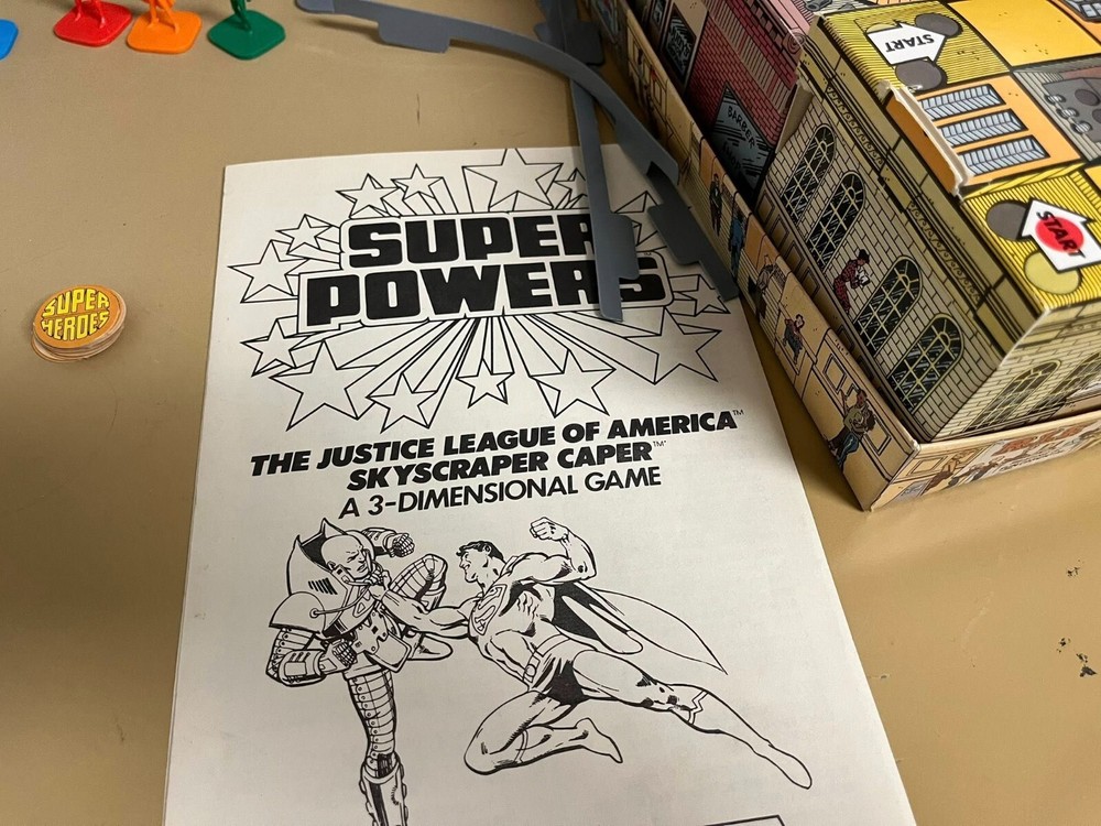 Super Powers Justice League Skyscraper Caper Game, 98% Complete
