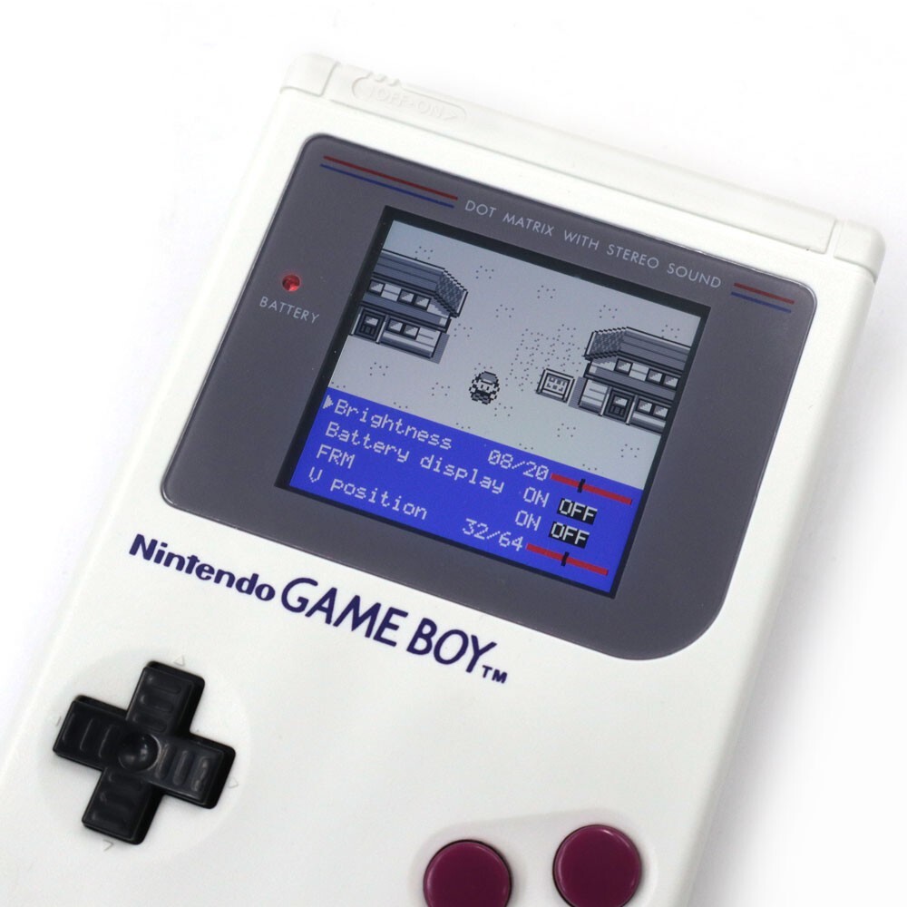 GB DMG V5 Pro OSD Menu Full Size RIPS Backlight LCD For GameBoy DMG Console