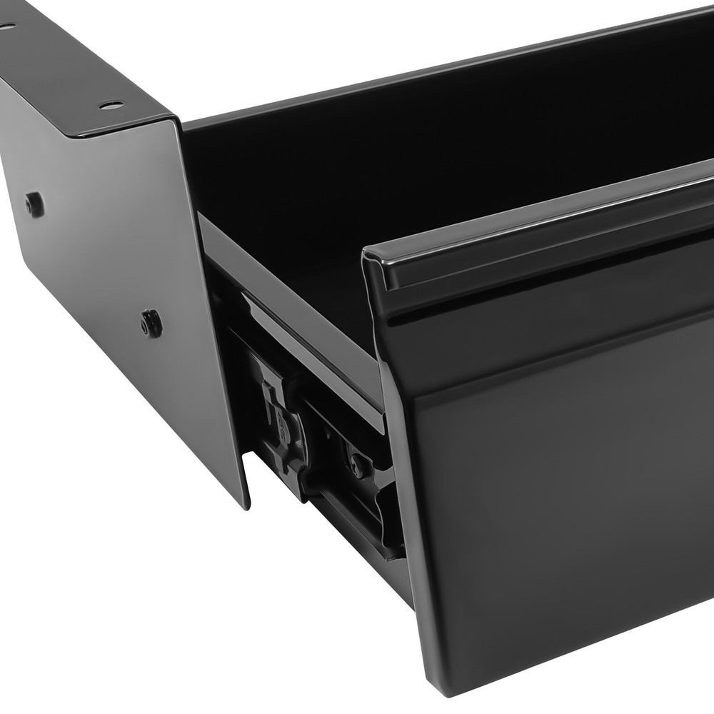 22” Black Space Saver Sliding Under Desk Storage Drawer Pull-out Drawer