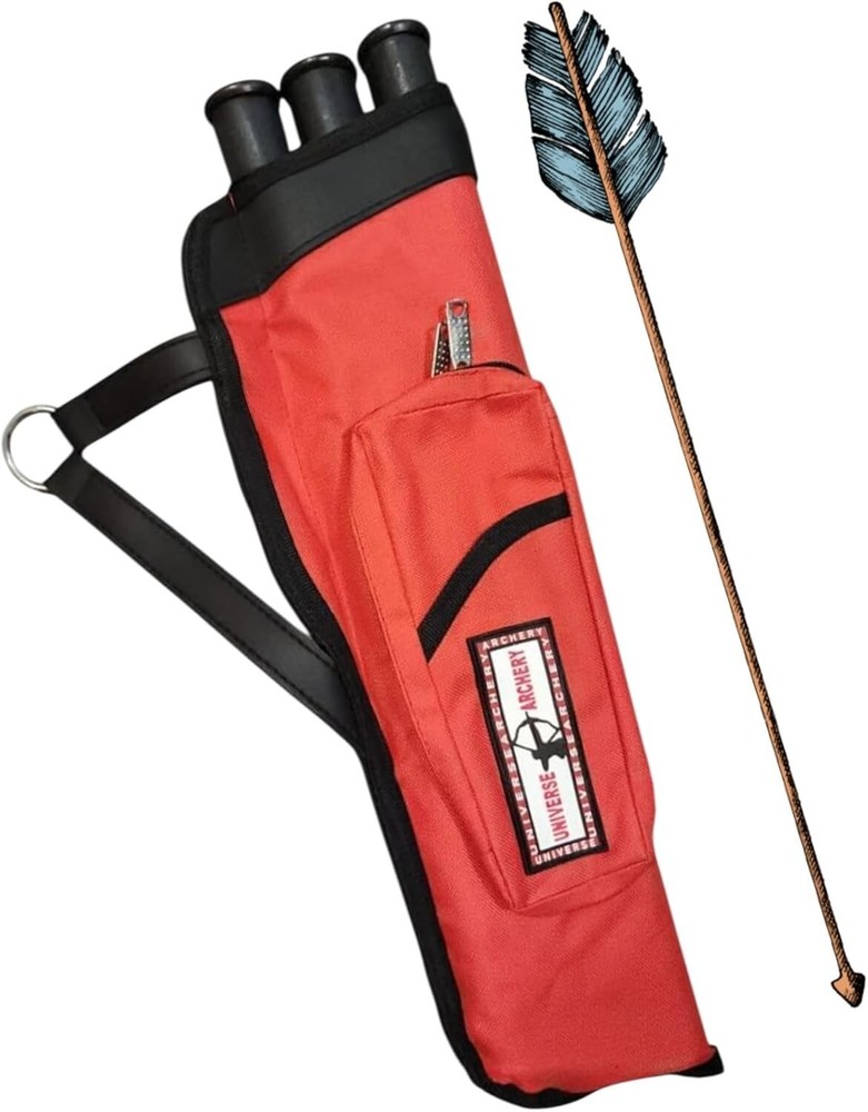 Archery Back Quiver – Shoulder Arrow Holder for Target Shooting