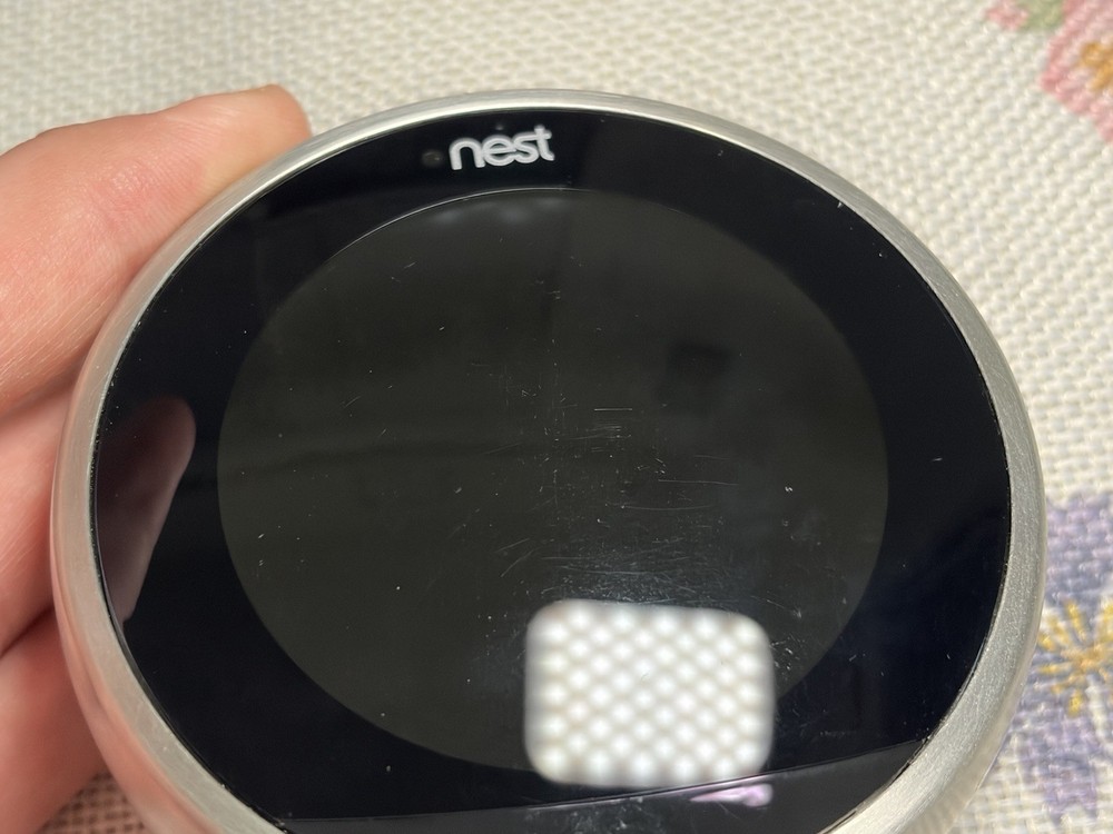 Google Nest Learning Smart Wifi Thermostat 3rd Gen E360129 A0013 - Gray