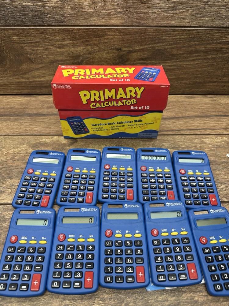 Primary Calculator Learning Resources (Set of 10) Math