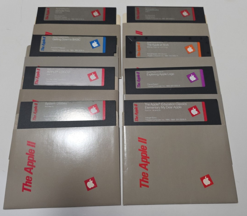 The Apple II Software lot - Appleworks, getting down to basic, Utilities, LOGO