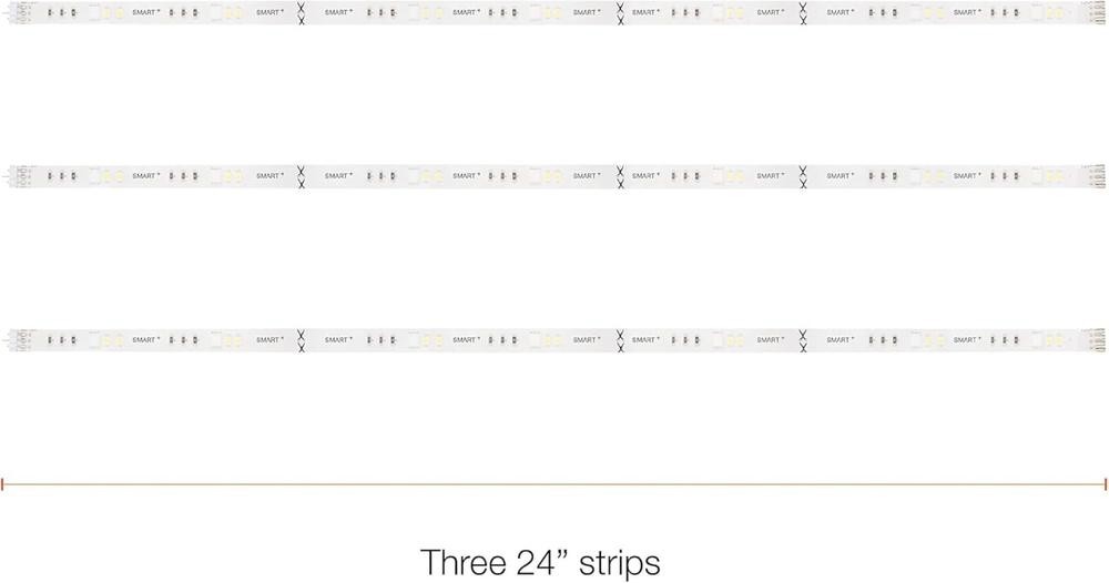 Sylvania Smart 2ft Bluetooth Mesh Indoor LED Flex Light Strip Starter Kit