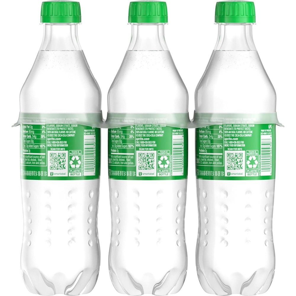 Sprite, 16.9 fl oz, 6 Pack