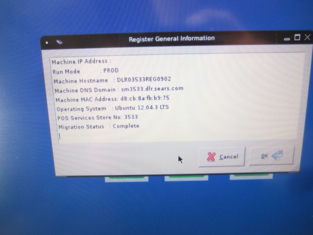 NEC POS Terminal Touch Screen TW52FL POS Core Unit and Base unit