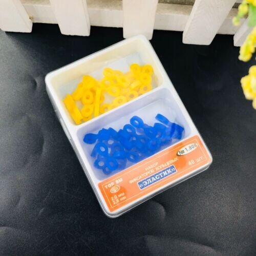 40Pc Dental Elastic Rubber Fixing Wedges Matrix Matrices Dam Composite Soft Hard