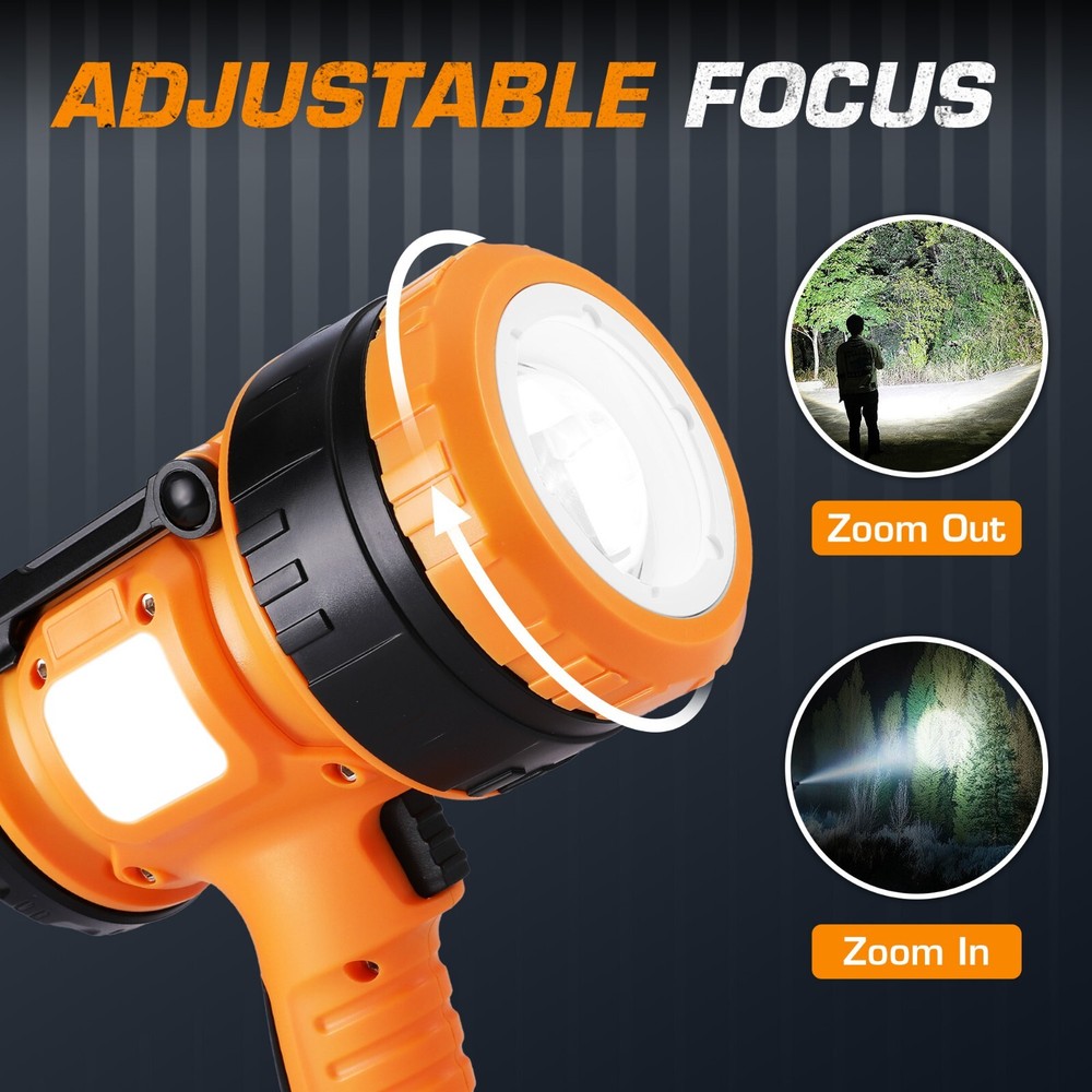 EverBrite Zoomable Spot Light with Foldable Stand 5 Light Modes Handheld LED