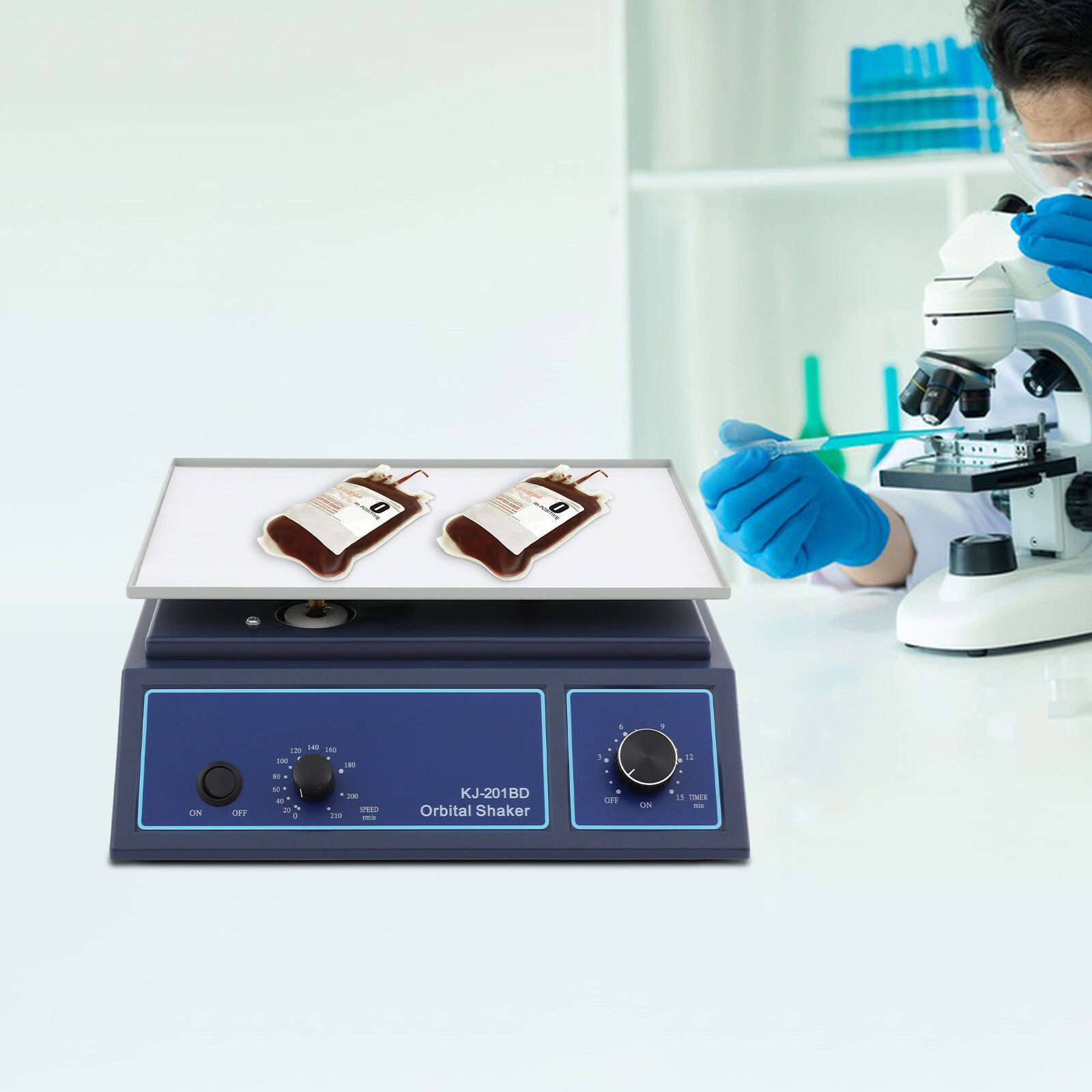 110V Adjustable Lab mixing Oscillator Orbital Shaker Horizontal Rotator Shaker