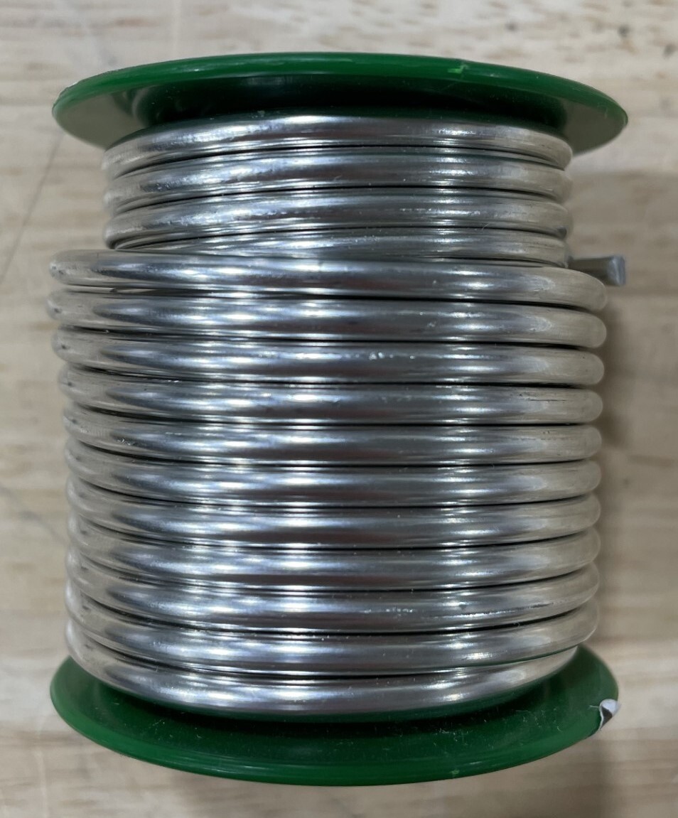 AIM Solder SN100C Lead-Free Solid Core Wire Solder .125" Dia. 1 lb. Spool (5340)