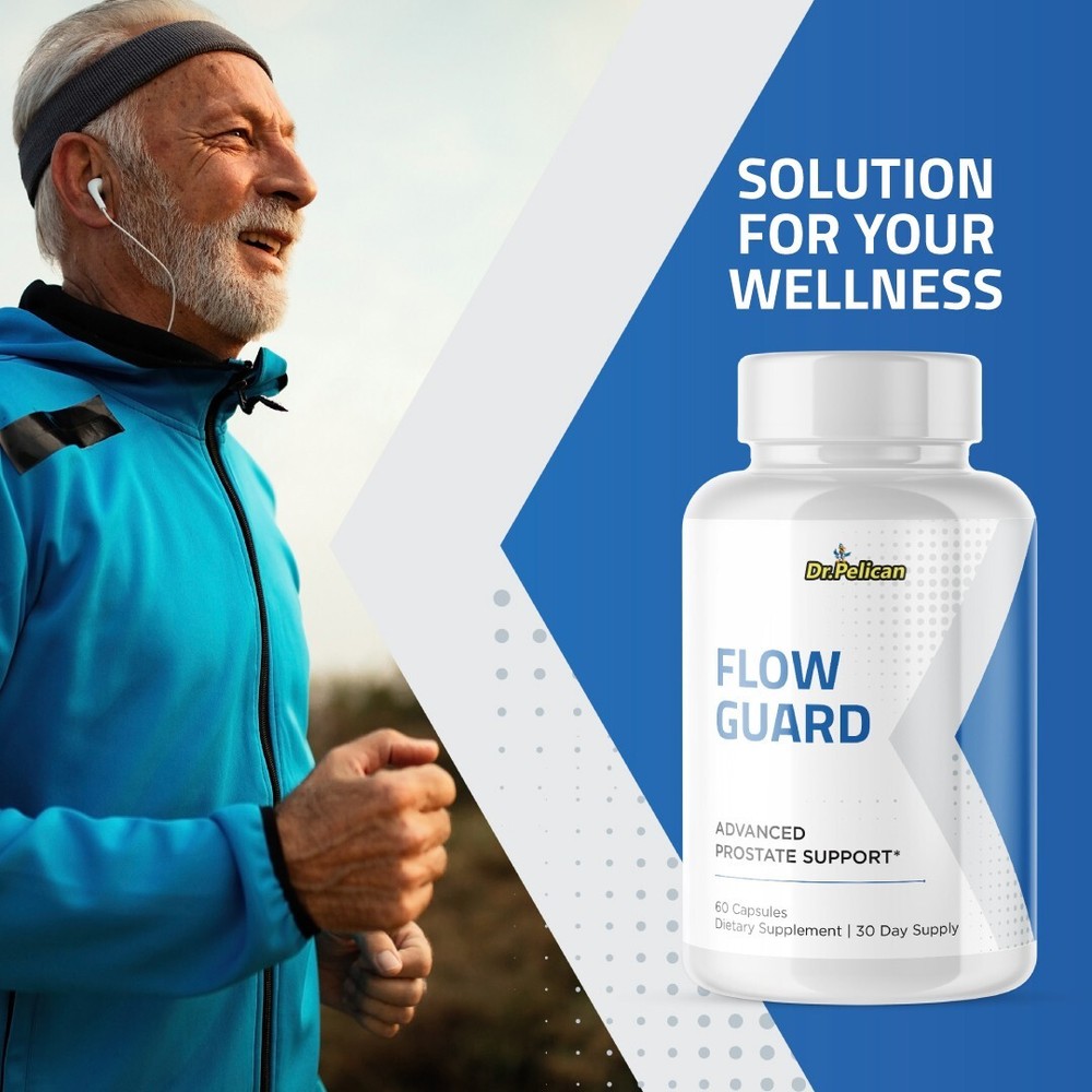 Flow Guard - Prostate Support- 5 Bottles- 300 Capsules