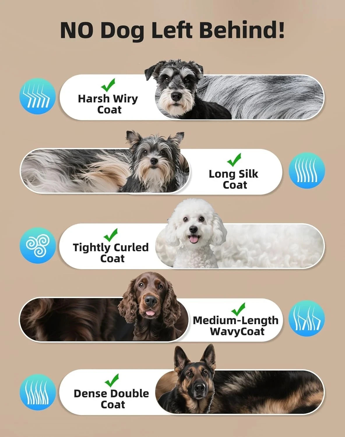 Professional PET CLIPPERS Dog Grooming Kit Heavy Duty Trimmer Thick Hair US