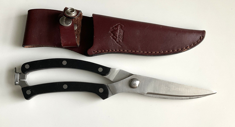 Outdoor Edge Scissors/Shears Leather Sheath