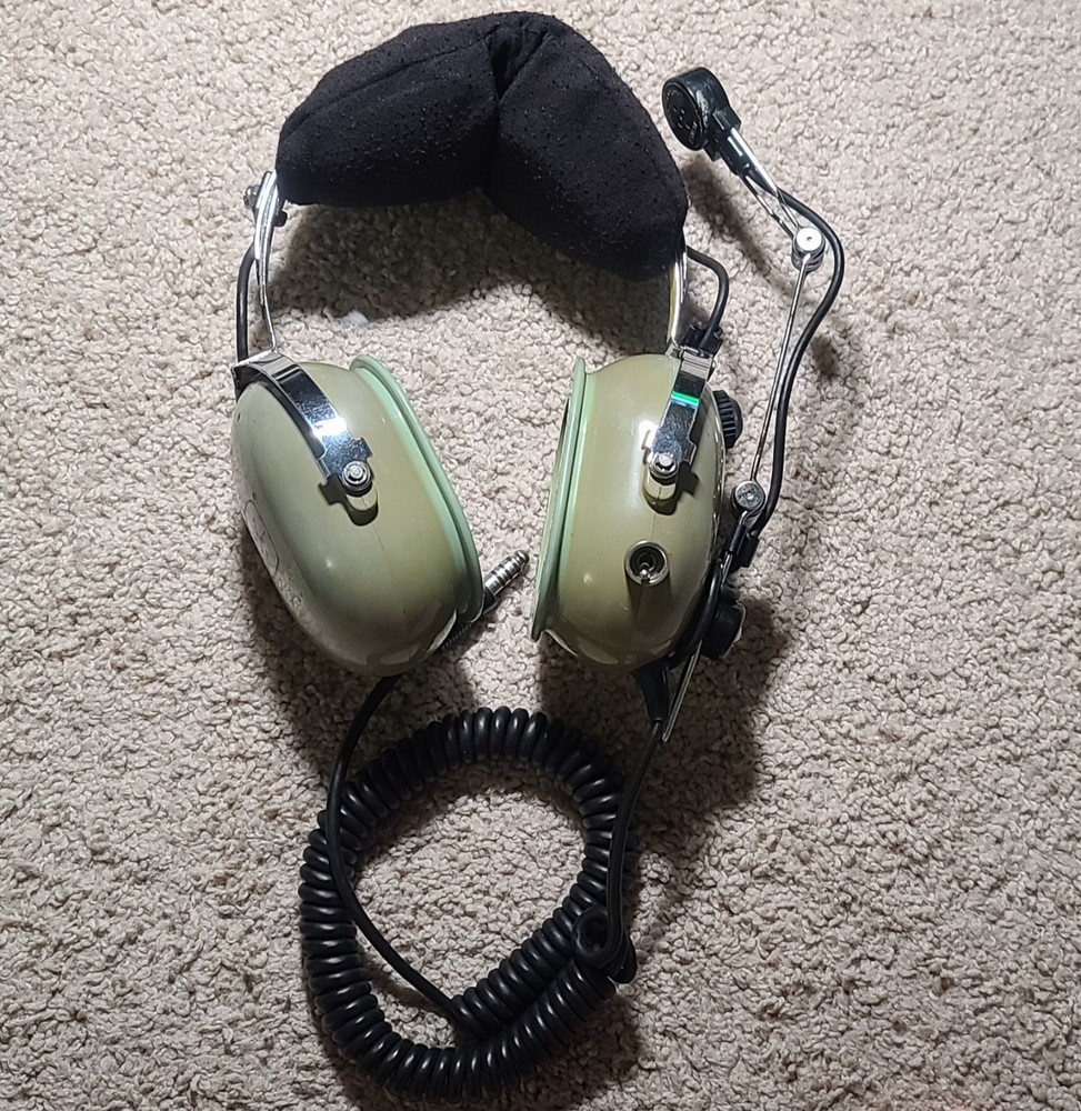 David Clark H10-66 Aviation Headset Untested