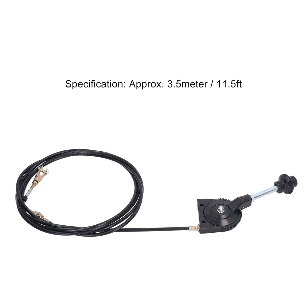 11.5ft Universal Push Pull Manual Throttle Choke Cable for Motor Control