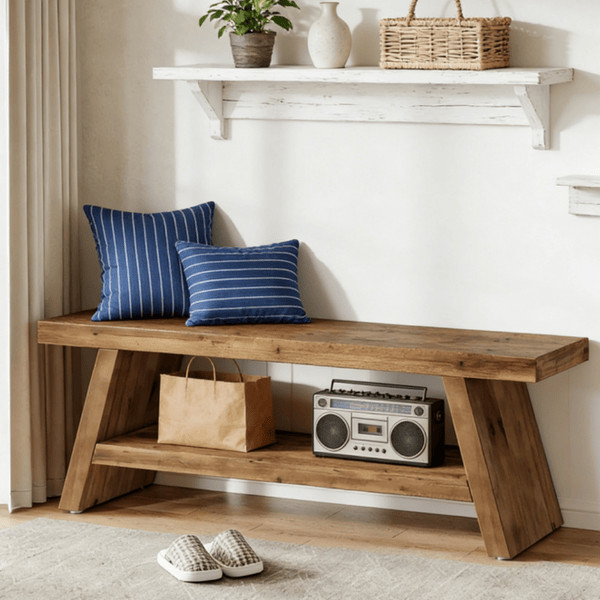 Solid Bench - Premium Solid Wood