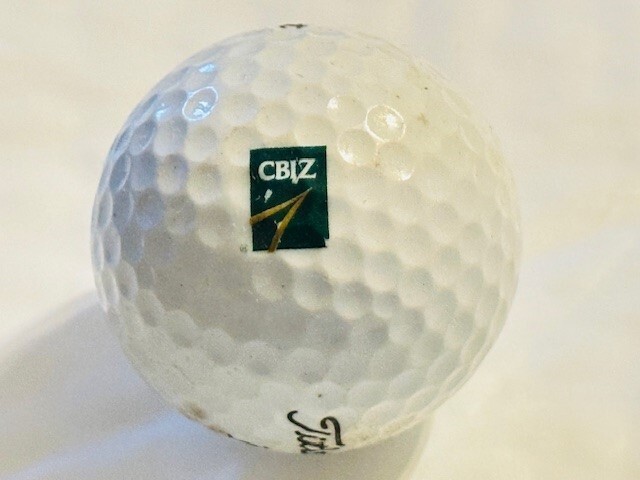 Golf Ball w/ Logo - CBIZ