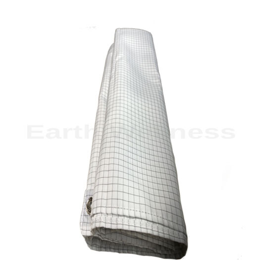 Earthing Grounding Half Sheet Carbon Thread, LARGER 96"x 30"& Copper Cord, Sleep