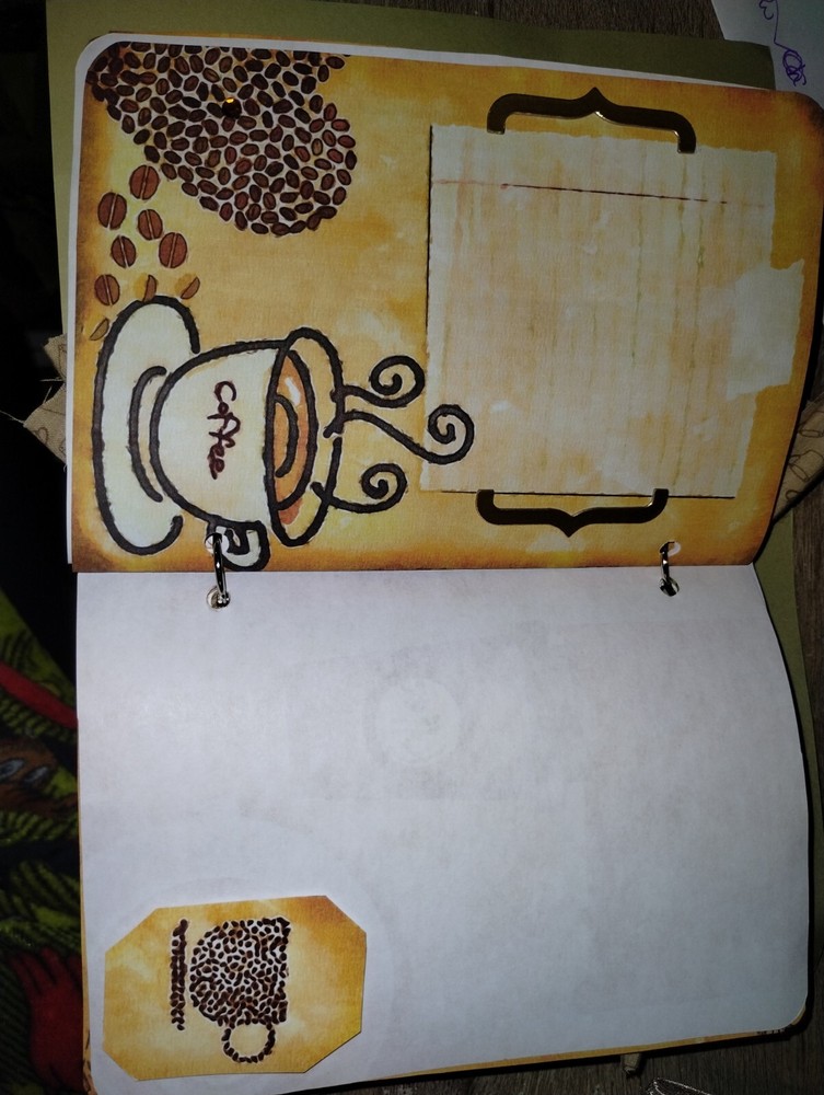 Coffee Junk Journal Scrapbook USA