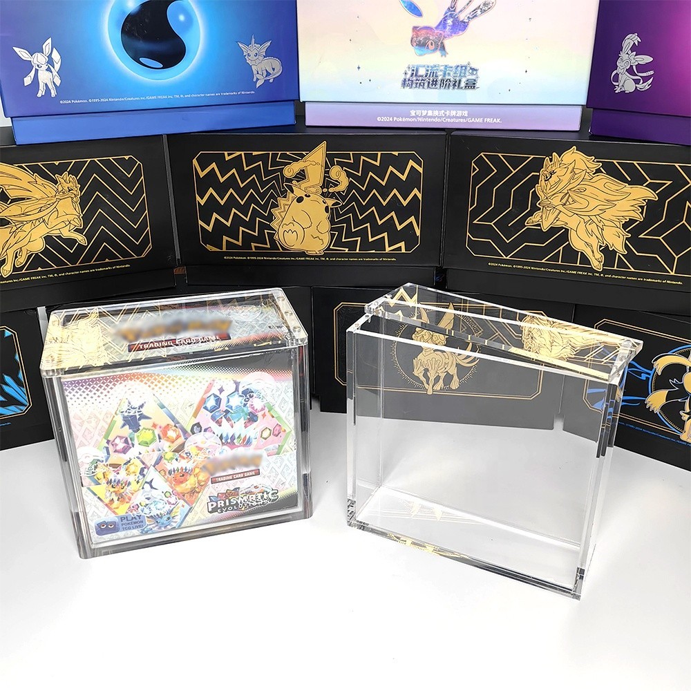 Pokemon Magnetic Booster Box Acrylic Case! Pokémon Card Protective Display!