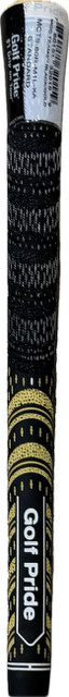 Golf Pride Decade Multi-Compound Team Grip (Black/Gold) Standard