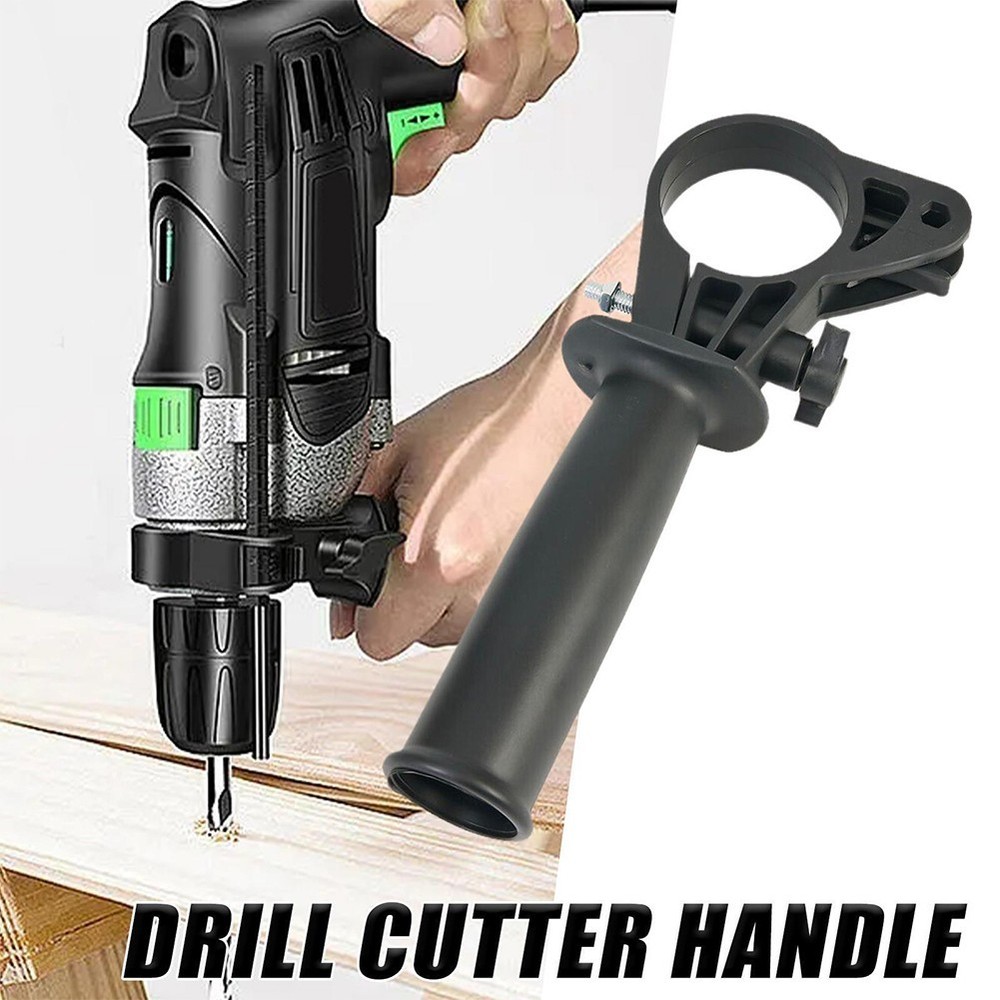 Factory Workshop Drill Handle Power Tool Fittings Accessories Black 1Set