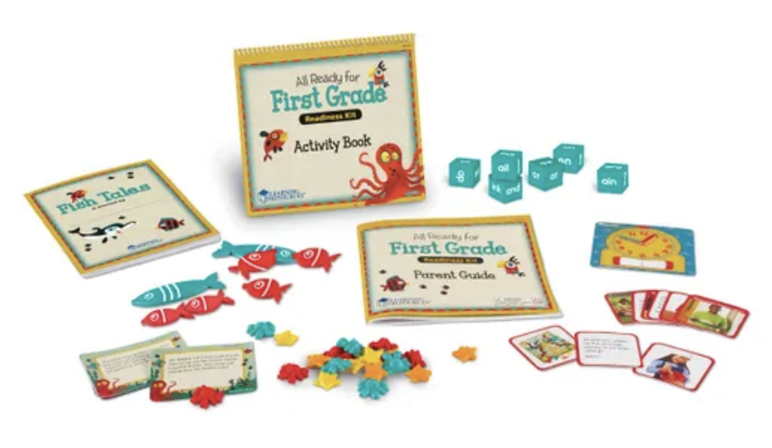 Learning Resources All Ready For First Grade Readiness Kit, Model LER3479 NEW