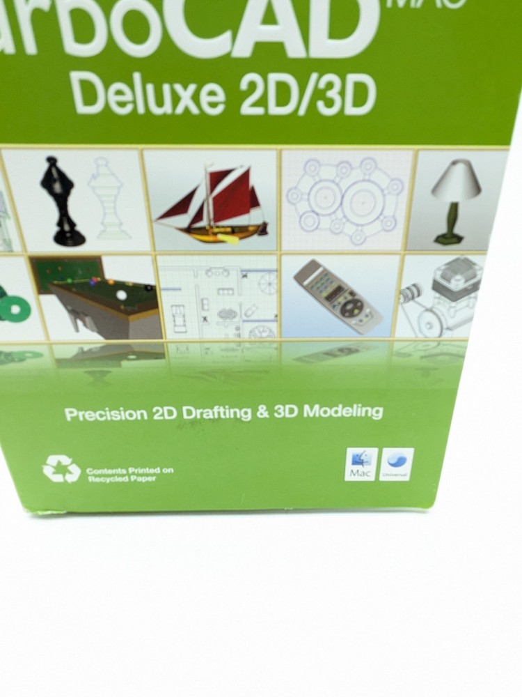 IMSI DESIGN TurboCAD Delux 2D/3D Precision 2D Drafting & 3D Modeling CAD MAC