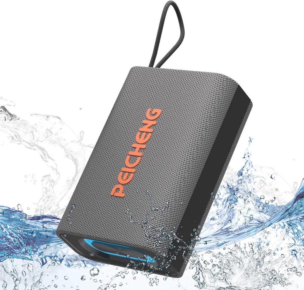 Outdoor Bluetooth Speaker with 360 Stereo Sound, Bluetooth 5.3 & Touch Control