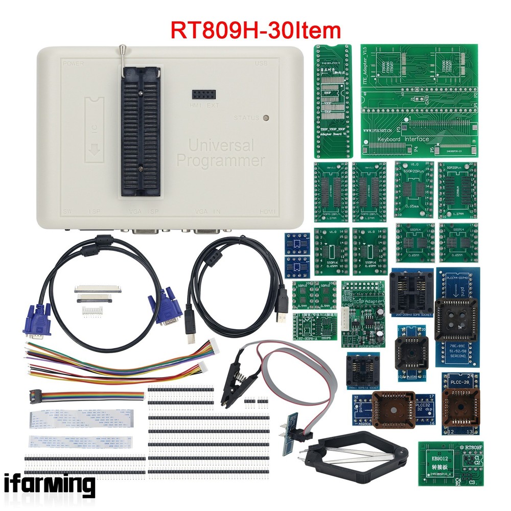 RT809H-30Item Universal Programmer Chip Programmer EMMC-Nand FLASH Programmer #S