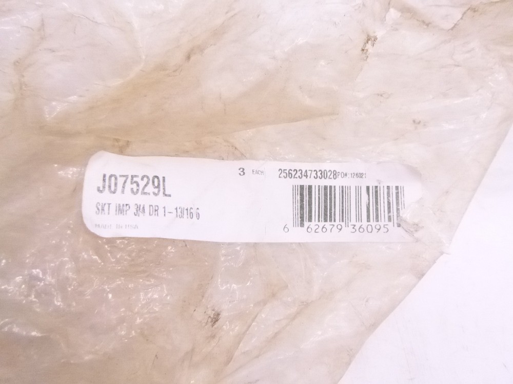 Proto Impact Deep Socket 3/4" Drive 1-13/16" Socket Hex Drive J07529L