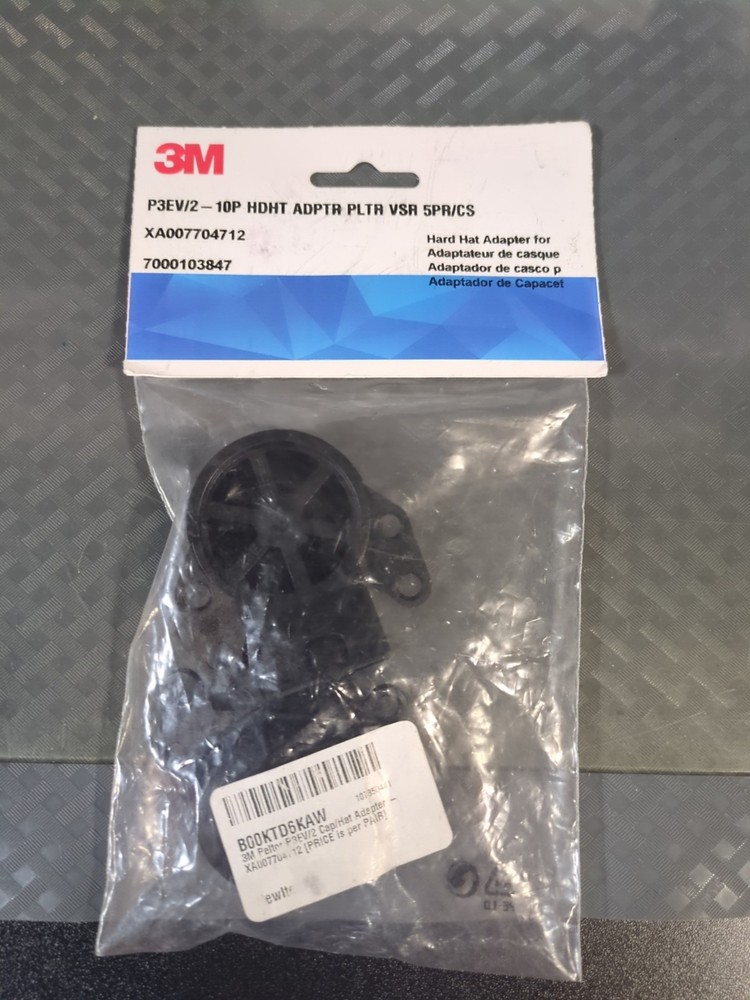 Genuine 3M HARDHAT ADAPTER BRACKETS (P3EV/2) New #74