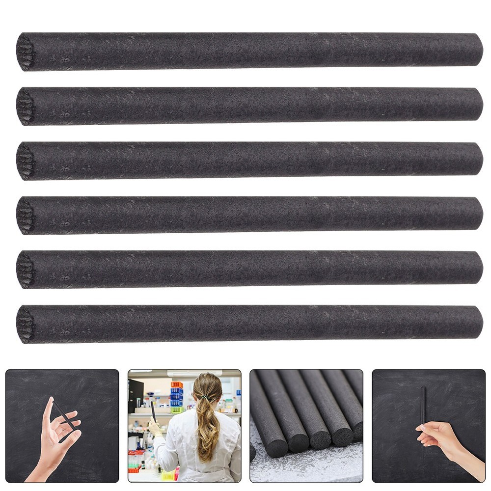 12Pcs Graphite Rod Diameter Electrode for Melting Mixing Applications