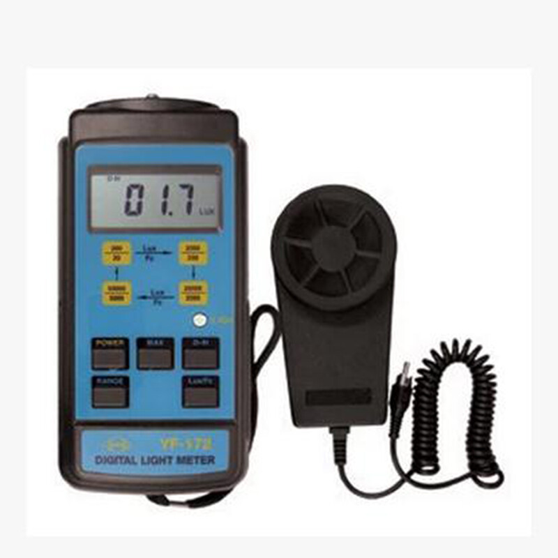 TENMARS YF-172 LCD Display Digital Lux Meter Illuminometer Light Meter New