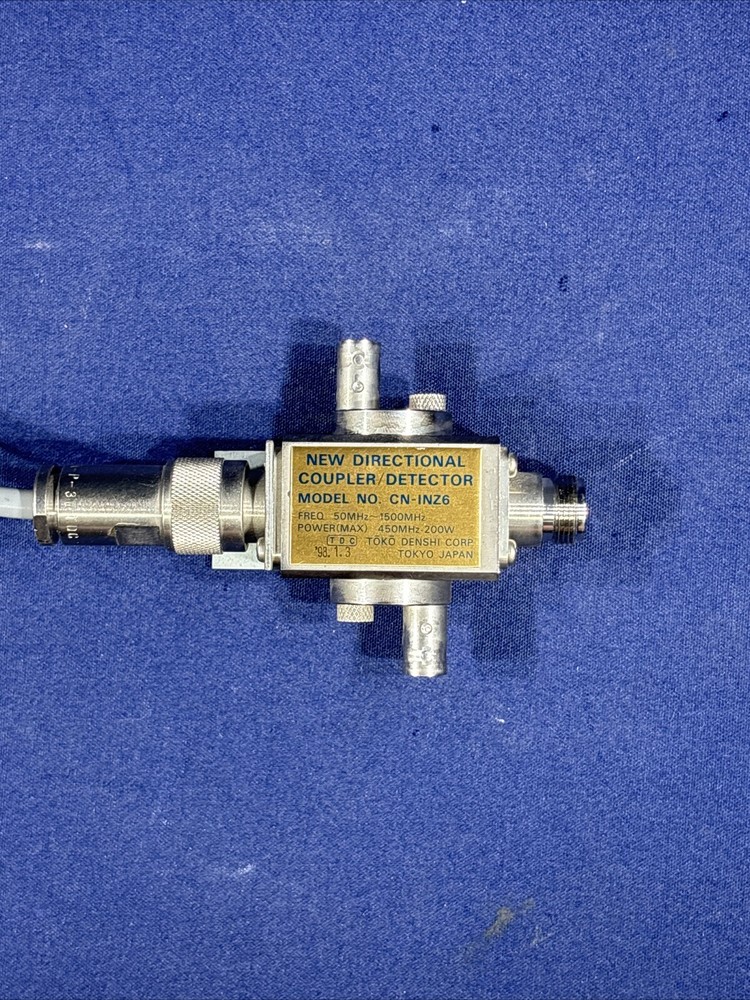 NEW DIRECTIONAL COUPLER/DETECTOR CN-INZ6