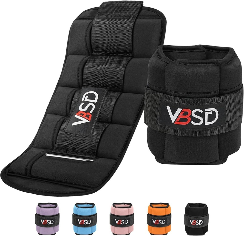 Adjustable Ankle Weights with Removable Sandbags - Perfect for Workouts!