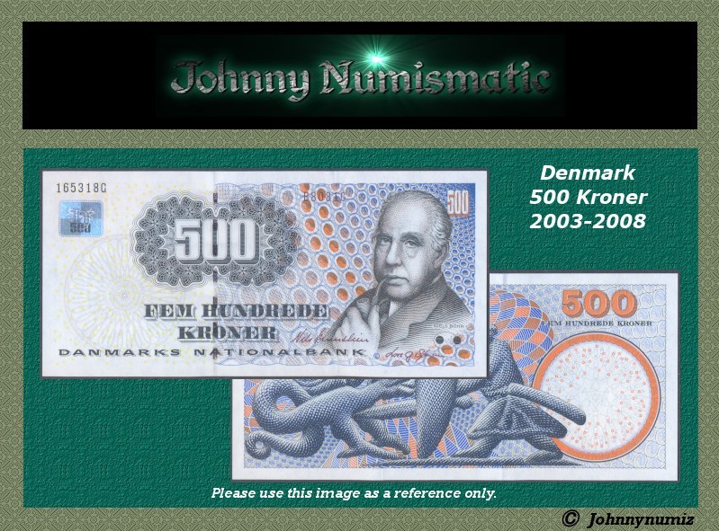 Denmark 500 Kroner 2008 UNC
