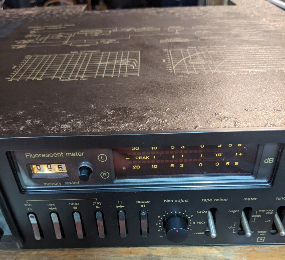 TECHNICS RS-M85 STEREO CASSETTE DECK -Rare Tested and Working