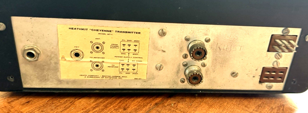 Heathkit Cheyenne Model MT-1 Transmitter AS IS UNTESTED