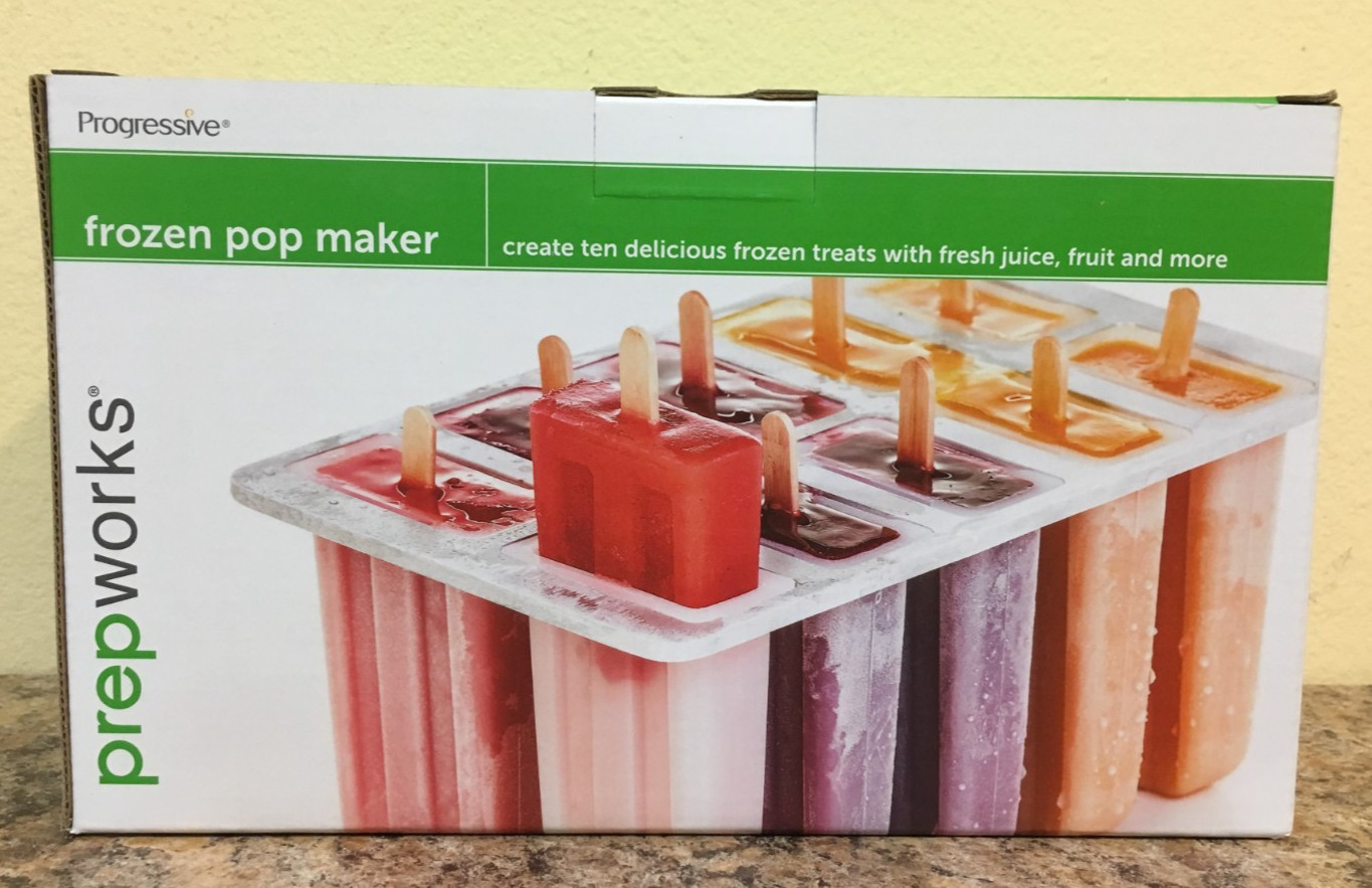 Progressive PLP-1 Prepworks Clear Plastic Freezer Pop Maker