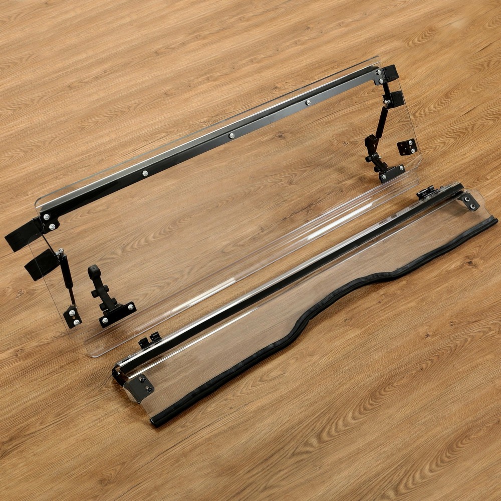 Front Flip Windshield For Yamaha Wolverine X4 X2 2018-2020 Scratch Resistant UTV