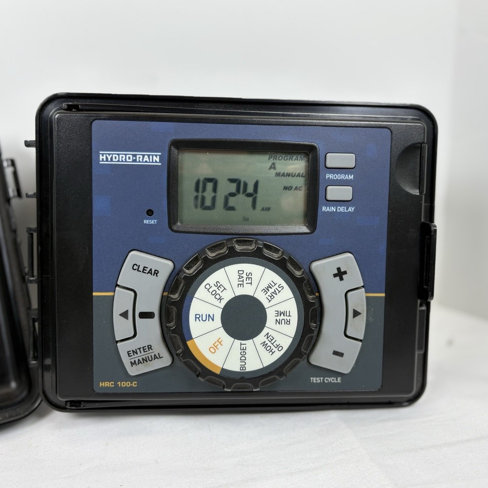 Hydro-Rain Sprinkler Irrigation Controller Timer 6 Stations HRC-100C