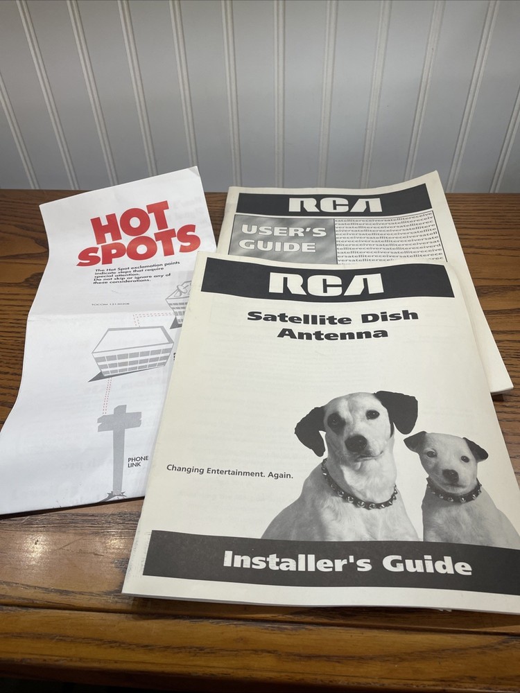 RCA Satellite Direct Tv System Dish Mounting Installation Bracket Manual 246492